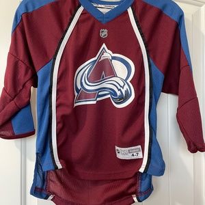 NWOT Children’s Colorado Avalanche Hockey Jersey